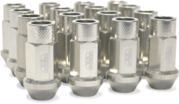 Picture of BLOX Racing Street Series Forged Lug Nuts 12x1-25mm Silver Set of 20