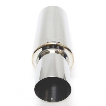 Picture of BLOX Racing 76-2mm N1 Straight Tip Muffler Universal