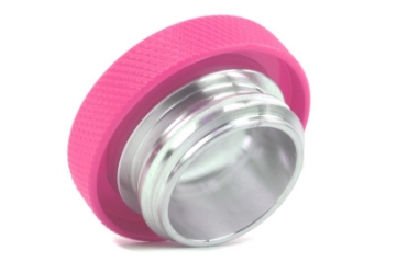 Picture of PERRIN 02-25 Subaru Impreza-WRX-STI & 13-25 Crosstrek-BRZ-FR-S-GR86-GR86 Oil Fill Cap - Hyper Pink