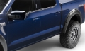Picture of Bushwacker 21-22 Ford F-150 Excl- Lightning Pocket Style Fender Flares 2pc Rear - Black