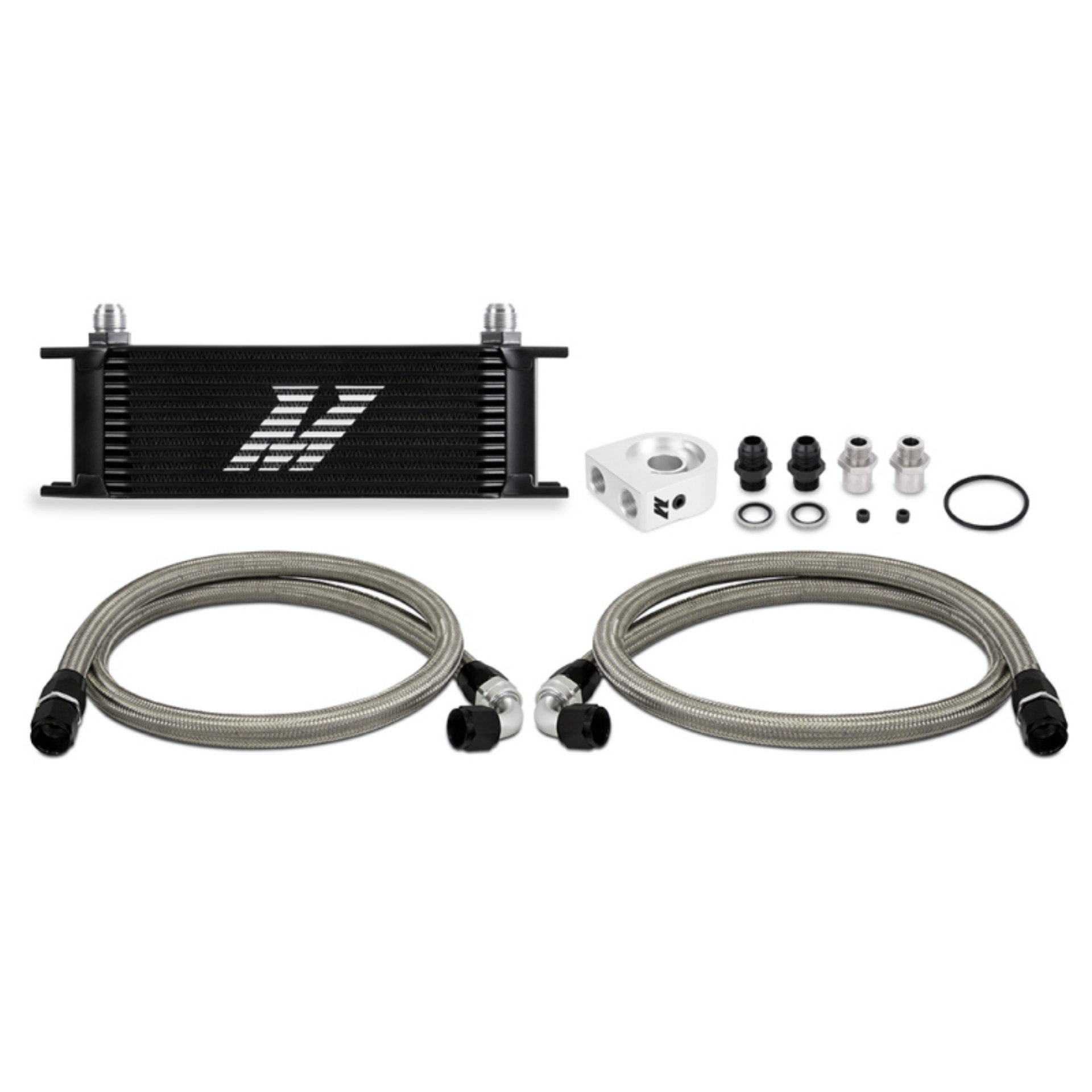 Picture of Mishimoto Universal 13 Row Oil Cooler Kit Black
