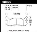 Picture of Hawk 03-05 Mazda Miata Rear ER-1 Brake Pad Set