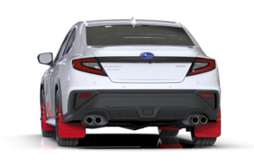 Picture of Rally Armor 22-25 Subaru WRX Red UR Mud Flap w-Black Logo