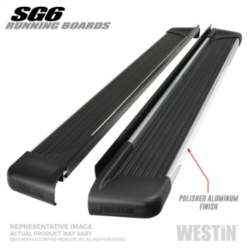 Picture of Westin SG6 Polished Aluminum Running Boards 79 in - Polished