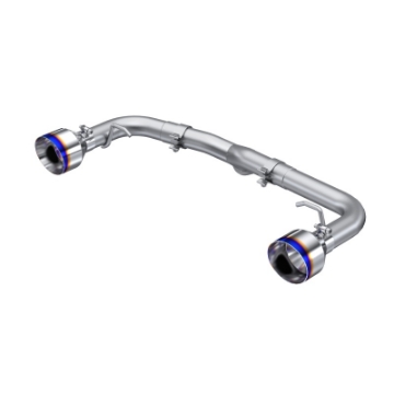 Picture of MBRP 2022 Subaru BRZ 2-4L-Toyota GR86 2-4L 2-5in Dual Split Rear Exit w-5in OD Burnt End Tips - T304