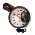Picture of AutoMeter 5in 127mm Pedestal Tachometer, 0-10,000 RPM, Chevy Red Bowtie