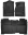 Picture of Husky Liners 14-18 Chevrolet Silverado Crew Cab X-Act Contour Front & Second Seat Floor Liners