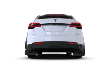 Picture of Rally Armor 22-26 Tesla Model X Black UR Mud Flap w-Red Logo