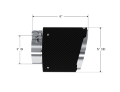 Picture of MBRP Universal Carbon Fiber Tip, 3in- ID--5in- OD-- 6-13in L- Angle Cut Dual Wall