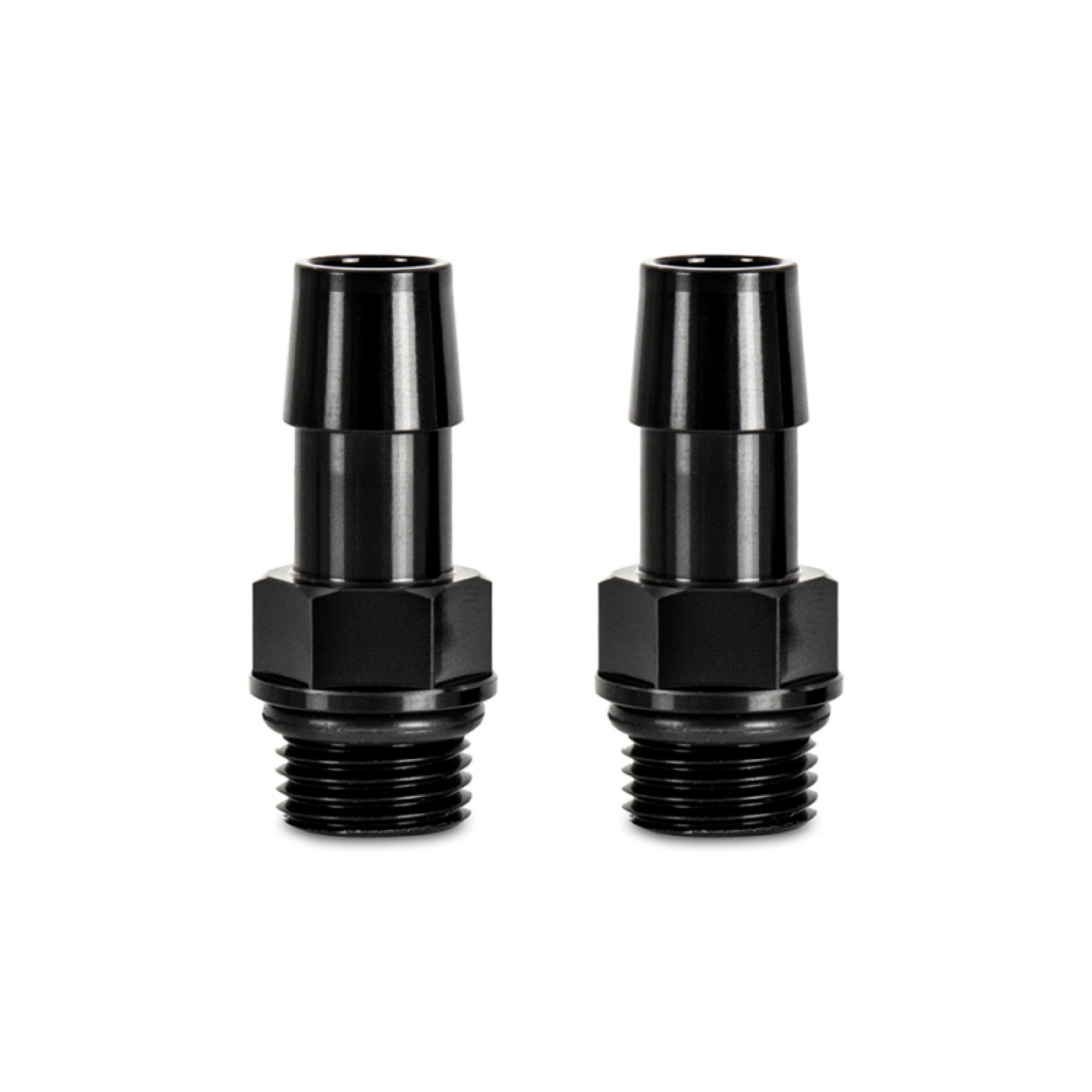 Picture of Mishimoto 16X1-5 TO 1-2in- Hose Barb Aluminum Fittings Pack of 2