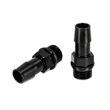 Picture of Mishimoto 16X1-5 TO 1-2in- Hose Barb Aluminum Fittings Pack of 2