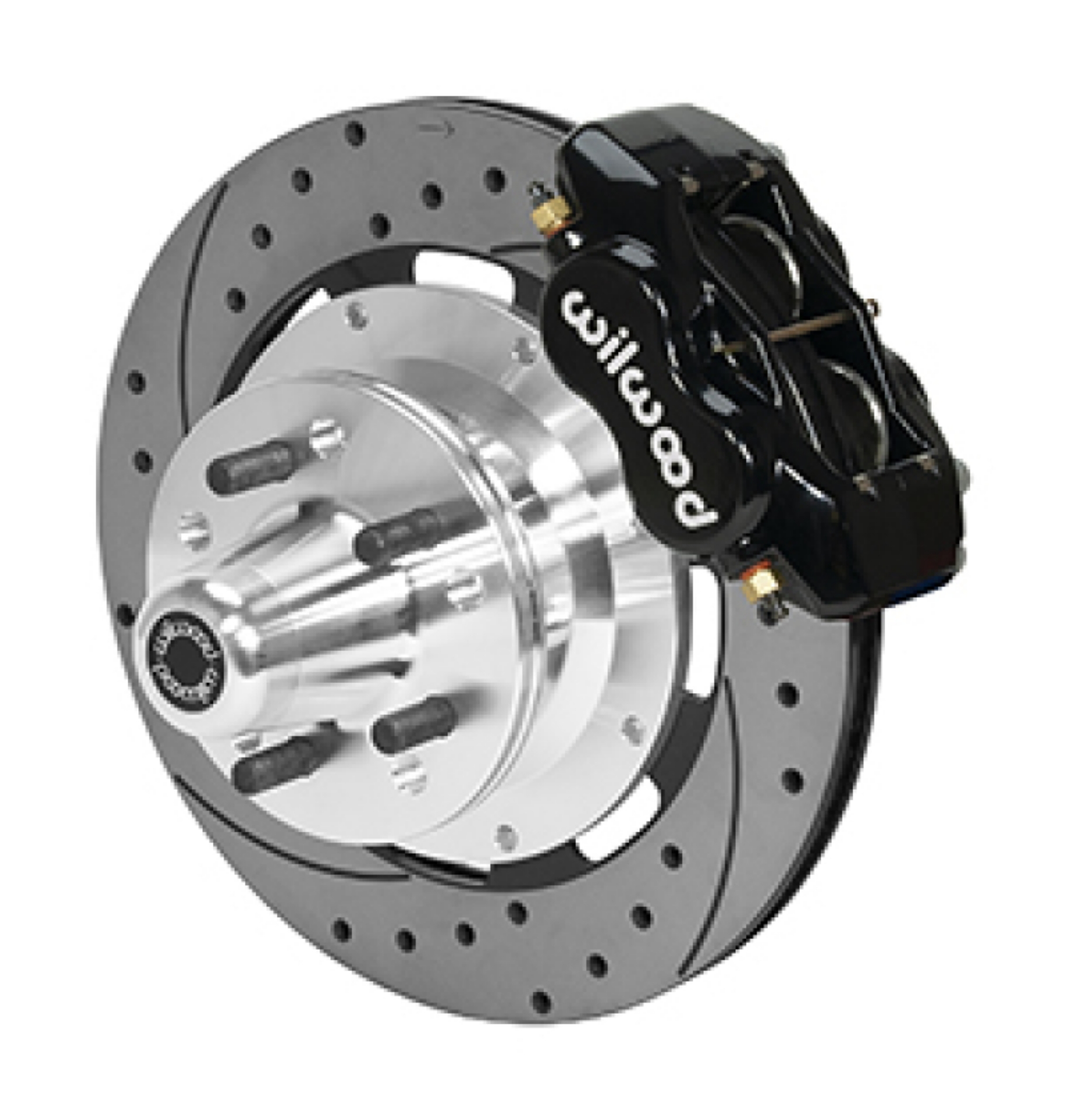 Picture of Wilwood Forged Dynalite Front Brake Kit 12-19in SRP Drilled-Slotted Rotor