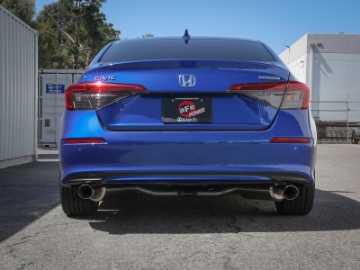 Picture of aFe POWER Takeda 2022 Honda Civic Stainless Steel Cat-Back Exhaust System w- Polished Tip