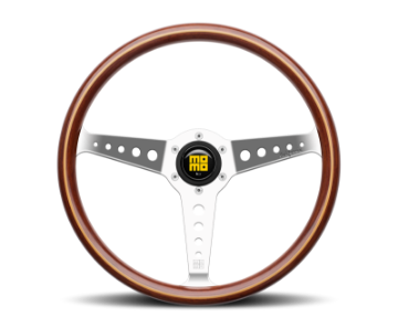 Picture of Momo California Wood Steering Wheel 360 mm - Mahogany Wood-Pol Spokes