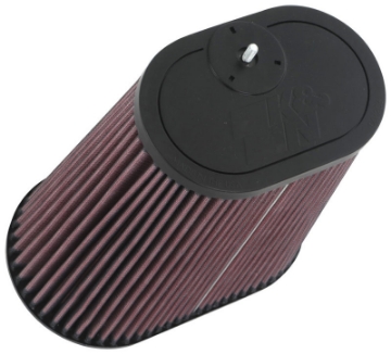 Picture of K&N Universal Clamp-On Air Filter 3-1-8in Dual FLG  8-7-8in X 5-3-16 B 6-1-4in X 4IN T, 9inH W-STUD