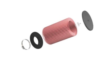 Picture of K&N Universal Clamp-On Air Filter 4-1-8in FLG 7-3-8in B 7in T W-STUD 11-1-2in H