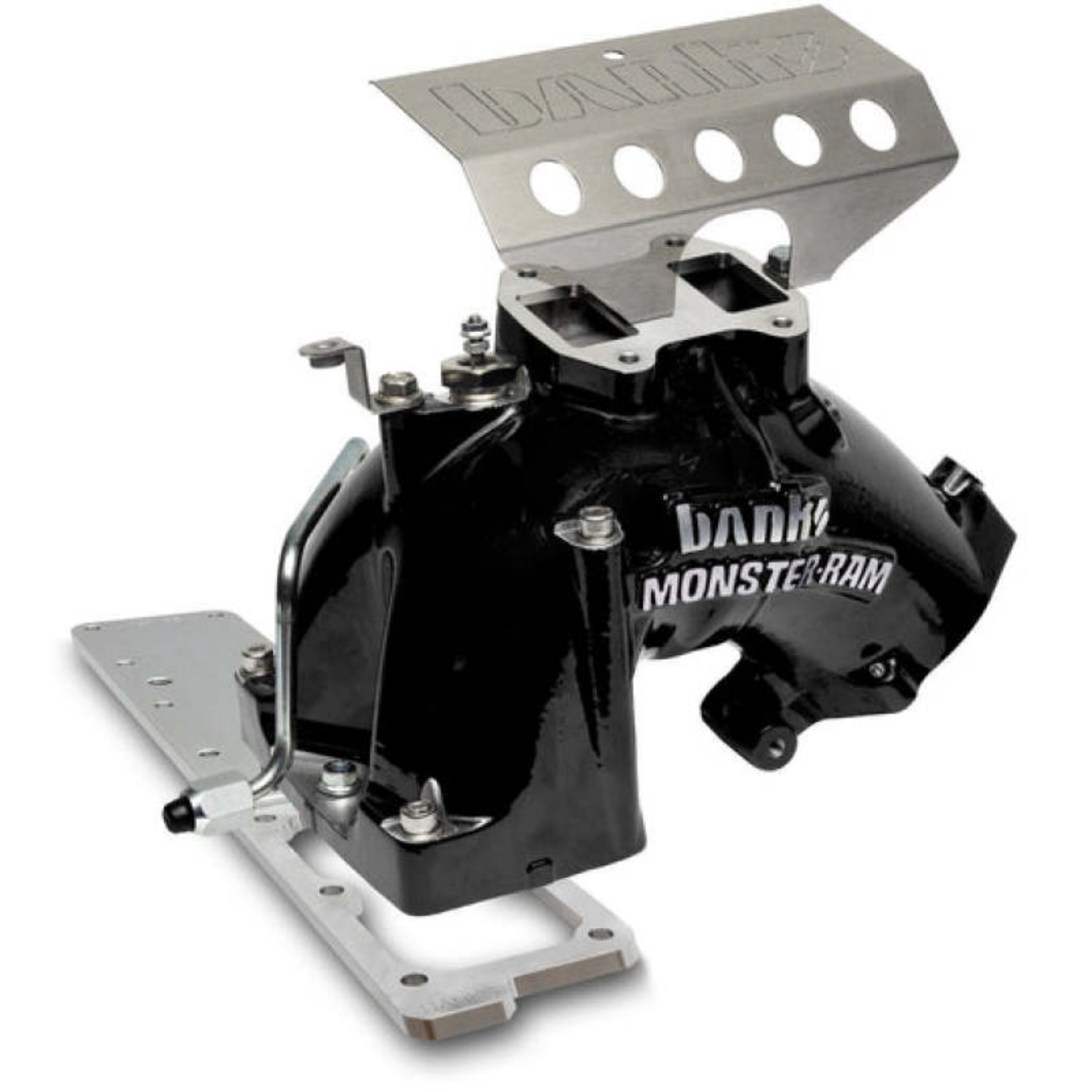 Picture of Banks Power 13-18 Ram 6-7L Monster-Ram Intake System Gen-2 w-Fuel Line - Black w-Heater System