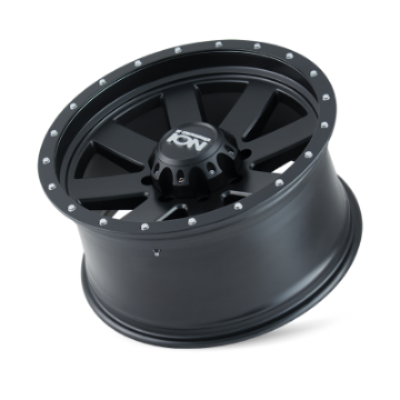 Picture of ION Type 134 20x9 - 5x139-7 BP - 18mm Offset - 108mm Hub Matte Black-Black Beadlock Wheel