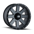 Picture of ION Type 134 20x9 - 5x139-7 BP - 18mm Offset - 108mm Hub Matte Gunmetal-Black Beadlock Wheel