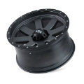 Picture of ION Type 134 18x9 - 8x165-1 BP - 18mm Offset - 130-8mm Hub Matte Gunmetal-Black Beadlock Wheel