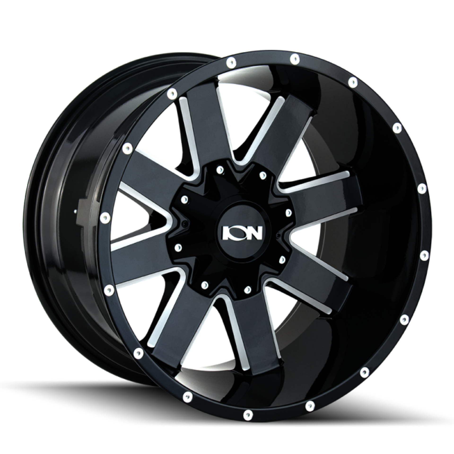 Picture of ION Type 141 17x9 - 5x114-3 BP - -12mm Offset - 87mm Hub Gloss Black Milled Wheel