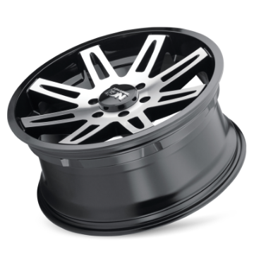 Picture of ION Type 142 18x9 - 8x170 BP - 0mm Offset - 130-8mm Hub Black-Machined Wheel