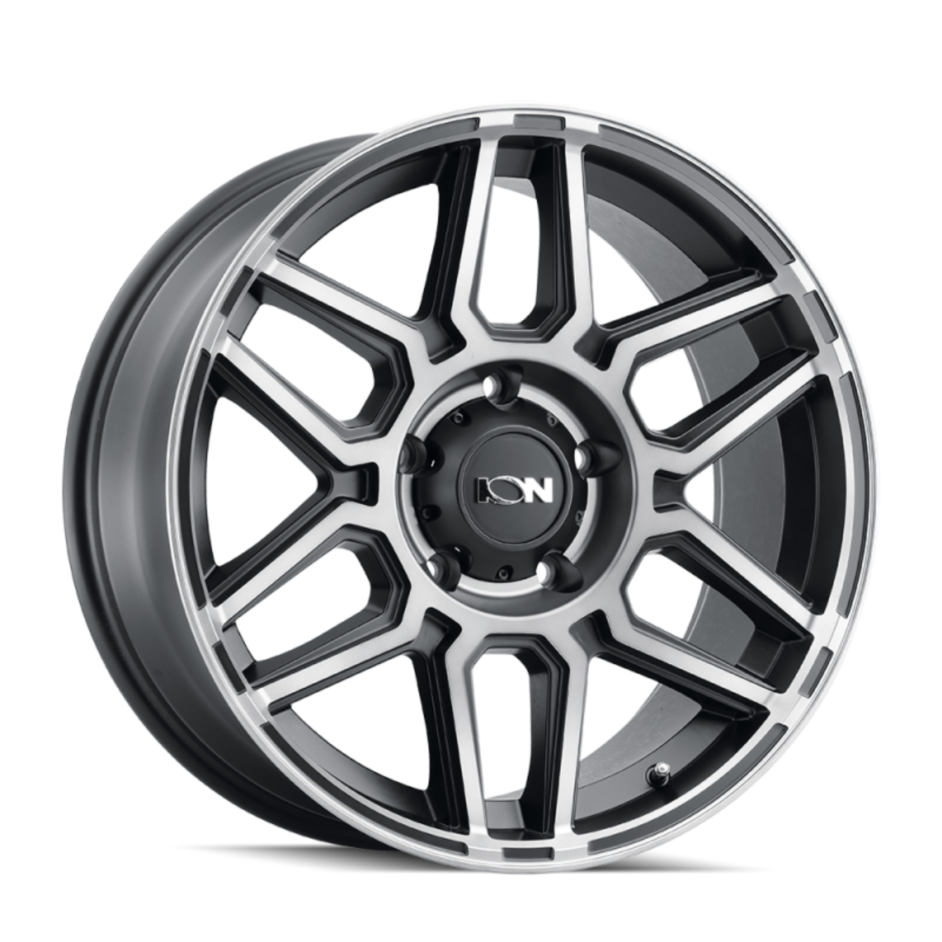Picture of ION Type 146 20x9 - 5x150 BP - 18mm Offset - 110mm Hub Matte Black W-Machined Dart Tint Wheel