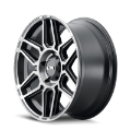 Picture of ION Type 146 20x9 - 5x150 BP - 18mm Offset - 110mm Hub Matte Black W-Machined Dart Tint Wheel