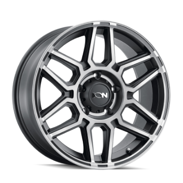 Picture of ION Type 146 17x9 - 6x139-7 BP - 0mm Offset - 106mm Hub Matte Black W-Machined Dart Tint Wheel