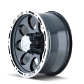 Picture of ION Type 174 17x9 - 6x139-7 BP - 0mm Offset - 106mm Hub Black-Machined Wheel