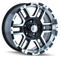 Picture of ION Type 179 16x8 - 8x170 BP - 10mm Offset - 130-8mm Hub Black-Machined Wheel