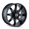 Picture of ION Type 181 18x9 - 5x139-7 BP - -12mm Offset - 110mm Hub Satin Black-Milled Spokes Wheel