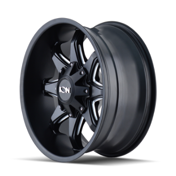 Picture of ION Type 181 18x9 - 5x139-7 BP - -12mm Offset - 110mm Hub Satin Black-Milled Spokes Wheel