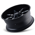 Picture of ION Type 184 17x9 - 8x165-1 BP - 18mm Offset - 130-8mm Hub Satin Black-Milled Spokes Wheel