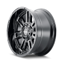 Picture of Mayhem 8115 Apollo 20x10 - 8x170 BP - -19mm Offset - 125-2mm Hub Black w- Milled Spokes Wheel