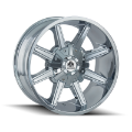 Picture of Mayhem 8104 Arsenal 17x9 - 8x165-1 BP - 18mm Offset - 130-8mm Hub Chrome Wheel