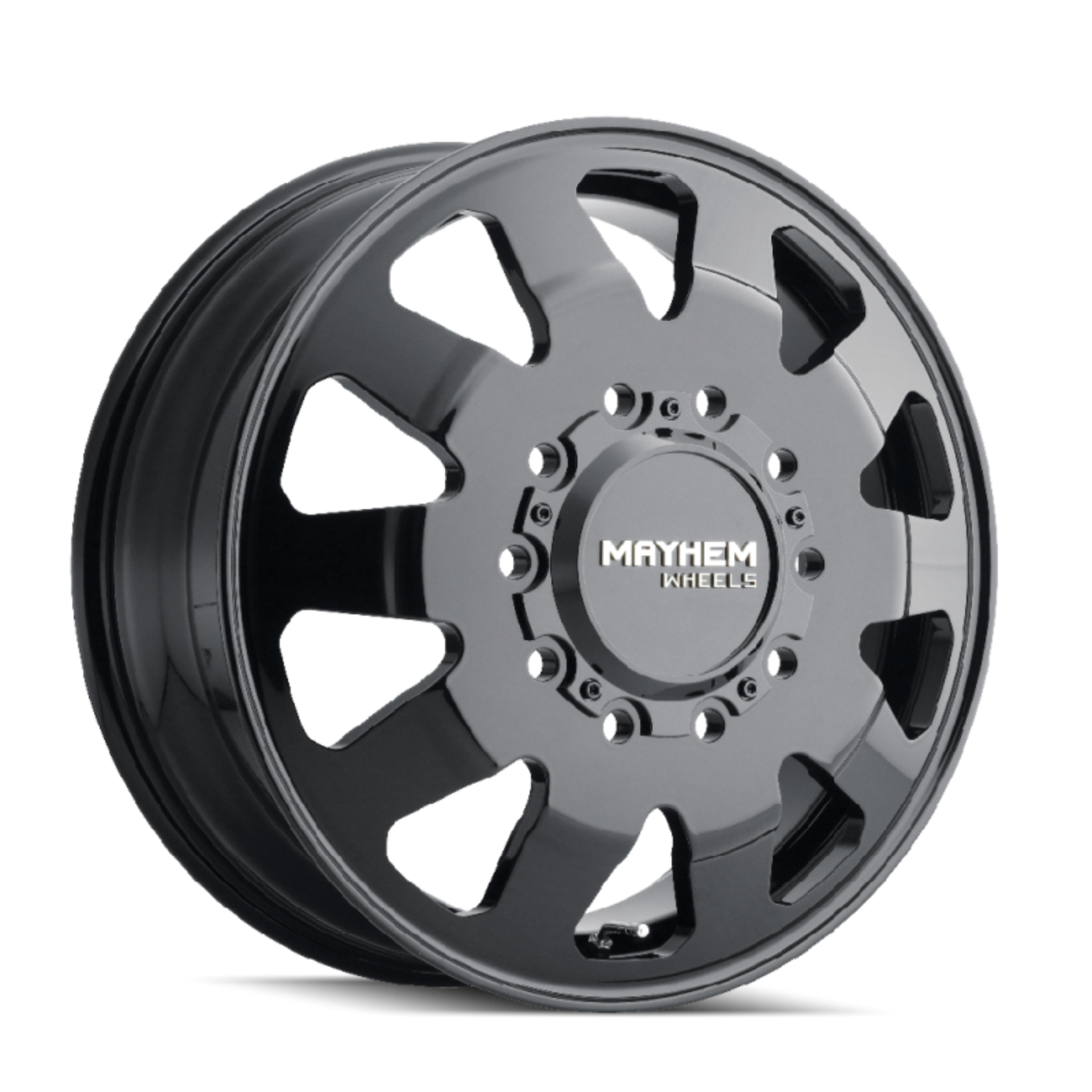 Picture of Mayhem 8181 Challenger Dually 22x8-25 - 10x285 BP - 169mm Offset - 220-1mm Hub Full Black Wheel