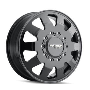 Picture of Mayhem 8181 Challenger Dually 22x8-25 - 10x225 BP - 169mm Offset - 170-1mm Hub Full Black Wheel