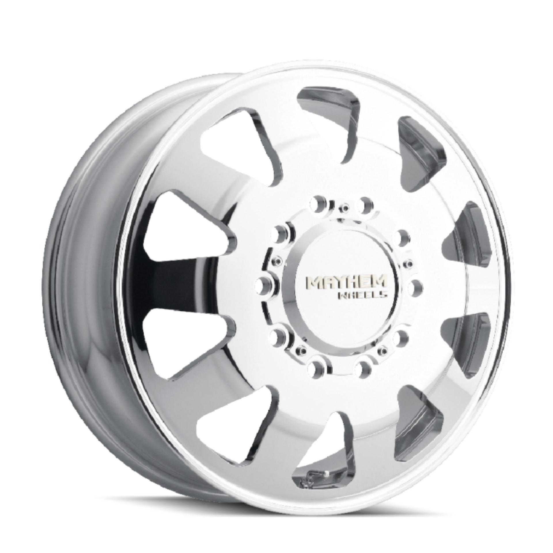 Picture of Mayhem 8181 Challenger Dually 22x8-25 - 10x285 BP - 169mm Offset - 220-1mm Hub Polished Wheel