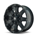 Picture of Mayhem 8030 Chaos 18x9 - 6x139-7 BP - 18mm Offset - 108mm Hub Matte Black Wheel