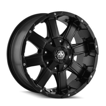 Picture of Mayhem 8030 Chaos 18x9 - 5x127 BP - -12mm Offset - 87mm Hub Matte Black Wheel