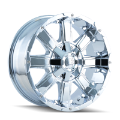 Picture of Mayhem 8030 Chaos 18x9 - 8x165-1 BP - -12mm Offset - 130-8mm Hub Chrome Wheel