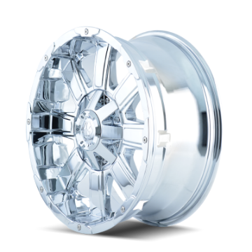 Picture of Mayhem 8030 Chaos 18x9 - 8x165-1 BP - -12mm Offset - 130-8mm Hub Chrome Wheel