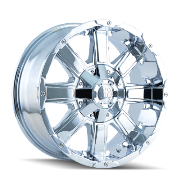Picture of Mayhem 8030 Chaos 20x9 - 5x127 BP - -12mm Offset - 87mm Hub Chrome Wheel