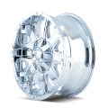 Picture of Mayhem 8030 Chaos 18x9 - 6x135 BP - 18mm Offset - 106mm Hub Chrome Wheel