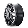 Picture of Mayhem 8107D Cogent Dually 20x8-25 - 8x200 BP - 115mm Offset - 142mm Hub Black w-Milled Spokes Wheel