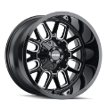 Picture of Mayhem 8107 Cogent 18x9 - 8x165-1 BP - 0mm Offset - 130-8mm Hub Black w- Milled Spokes Wheel
