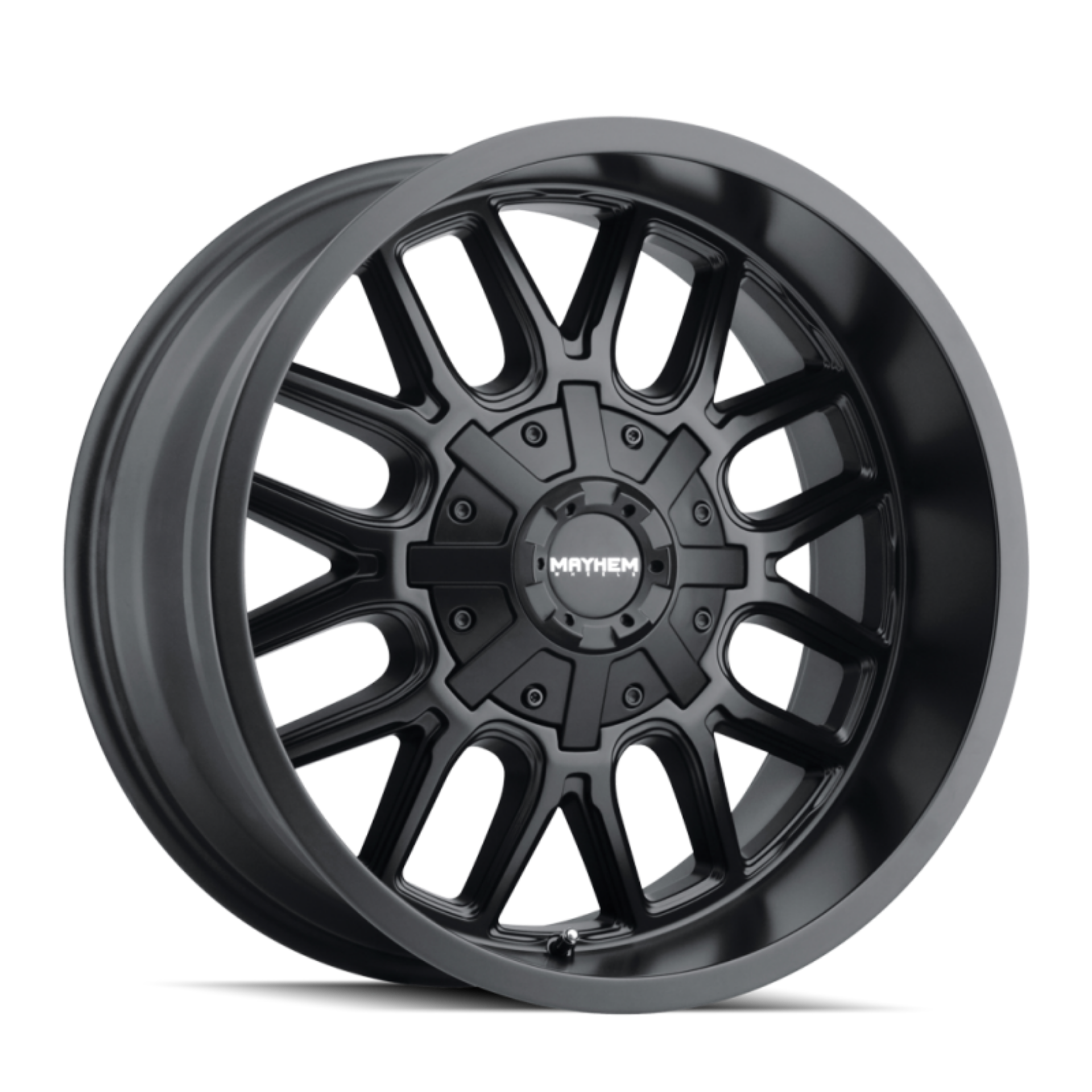 Picture of Mayhem 8107 Cogent 20x9 - 5x127 BP - 0mm Offset - 87mm Hub Matte Black Wheel