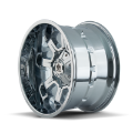 Picture of Mayhem 8105 Combat 20x9 - 8x165-1 BP - 18mm Offset - 130-8mm Hub Chrome Wheel
