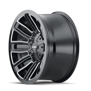 Picture of Mayhem 8108 Decoy 20x9 - 6x135 BP - 18mm Offset - 106mm Hub Black w- Milled Spokes Wheel
